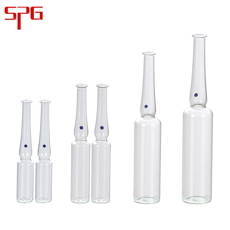 1ml/2ml/5ml/10ml/20ml Borosilicate and Soda Lime Medical Ampoule Glass Bottles