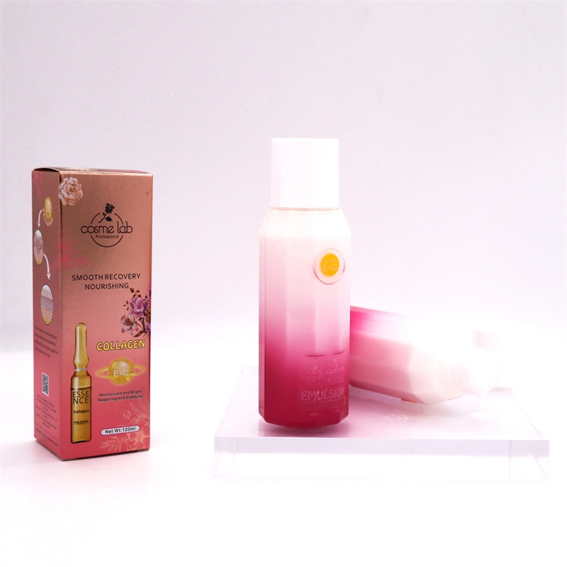Wholesale OEM ODM Vitamin-E&C Collagen Natural Facial Emulsion Best Organic Skin Care Lotion Smooth Recovery Nourishing Emulasion